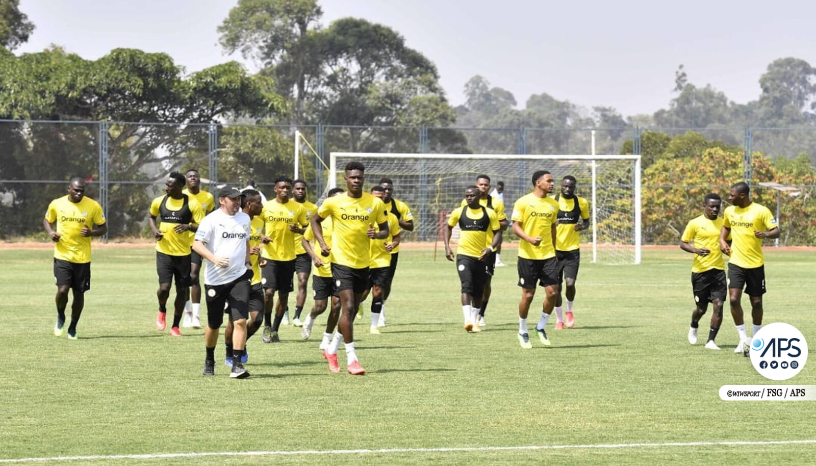 Eliminatoires CAN 2023 : l’avant dernière séance d'entraînement des Lions ouverte à la presse
