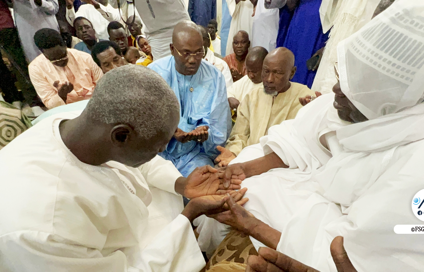Amadou Mame Diop à Touba pour présenter ses condoléances au Khalife général des mourides