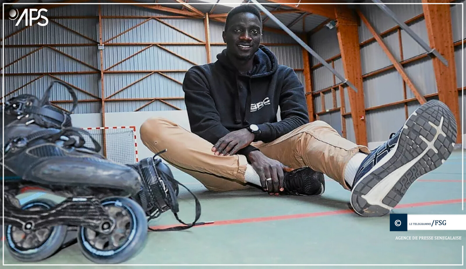 Dame Fall, le champion du monde de roller qui veut booster la discipline au Sénégal