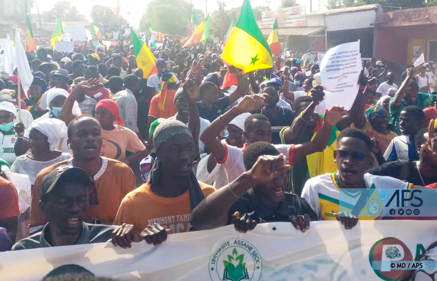 Ziguinchor : les partisans d’Ousmane Sonko se disent  “prêts à résister” après la condamnation de leur leader