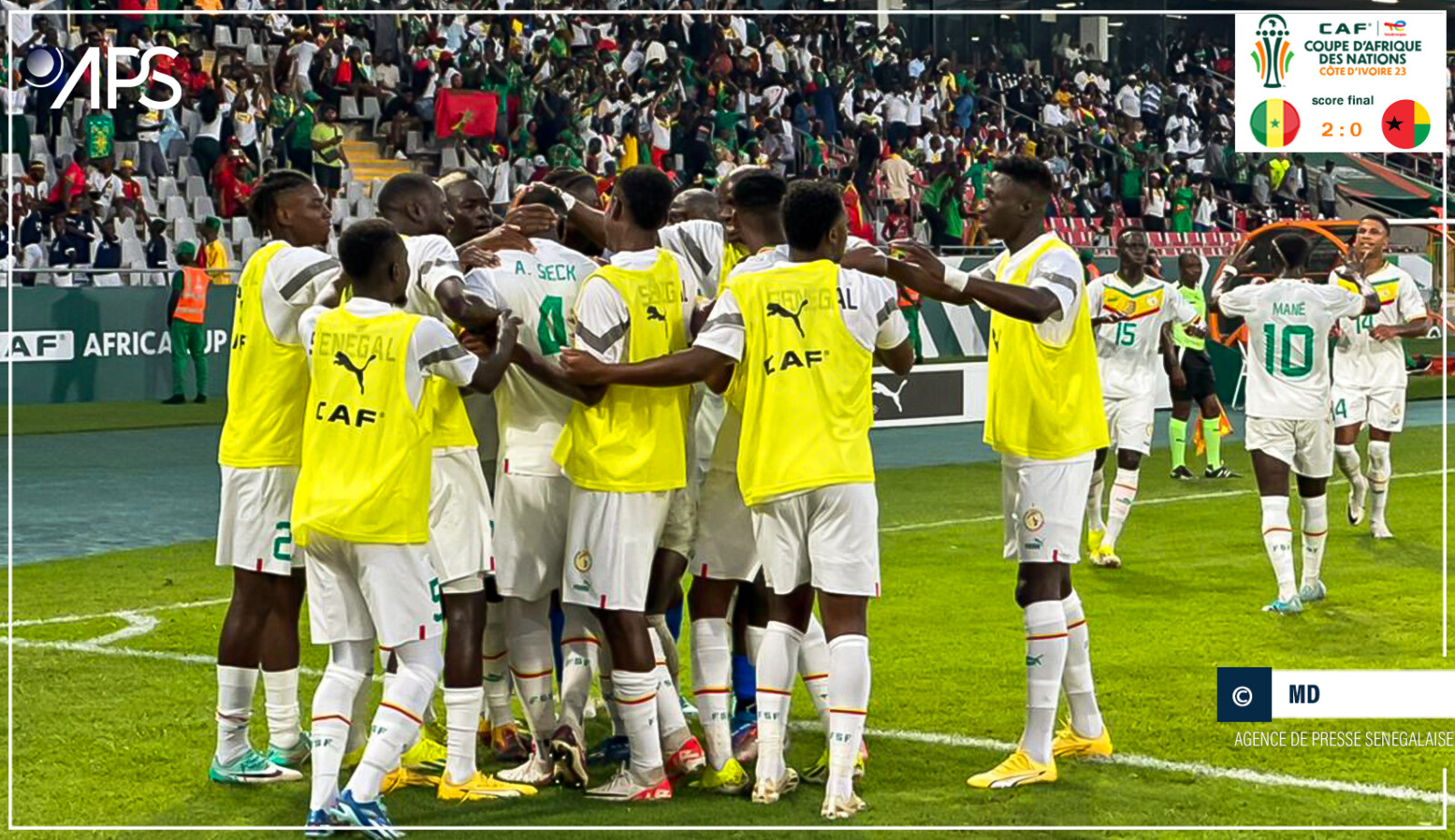 CAN 2023 : le Sénégal concentré sur la suite de la compétition, selon des cades de la Tanière