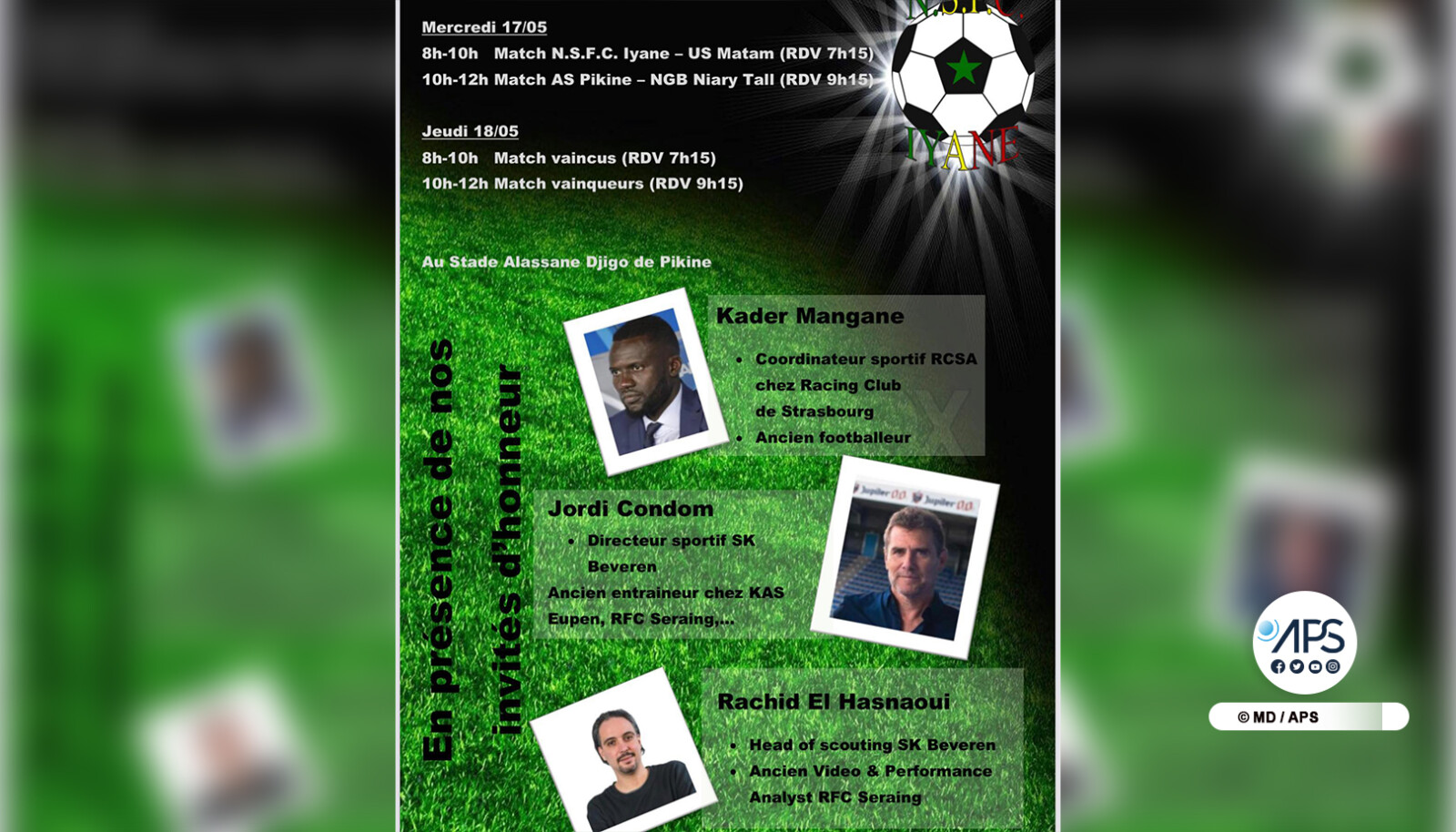 Le stade Alassane Djigo abrite un tournoi de détection des petites catégories