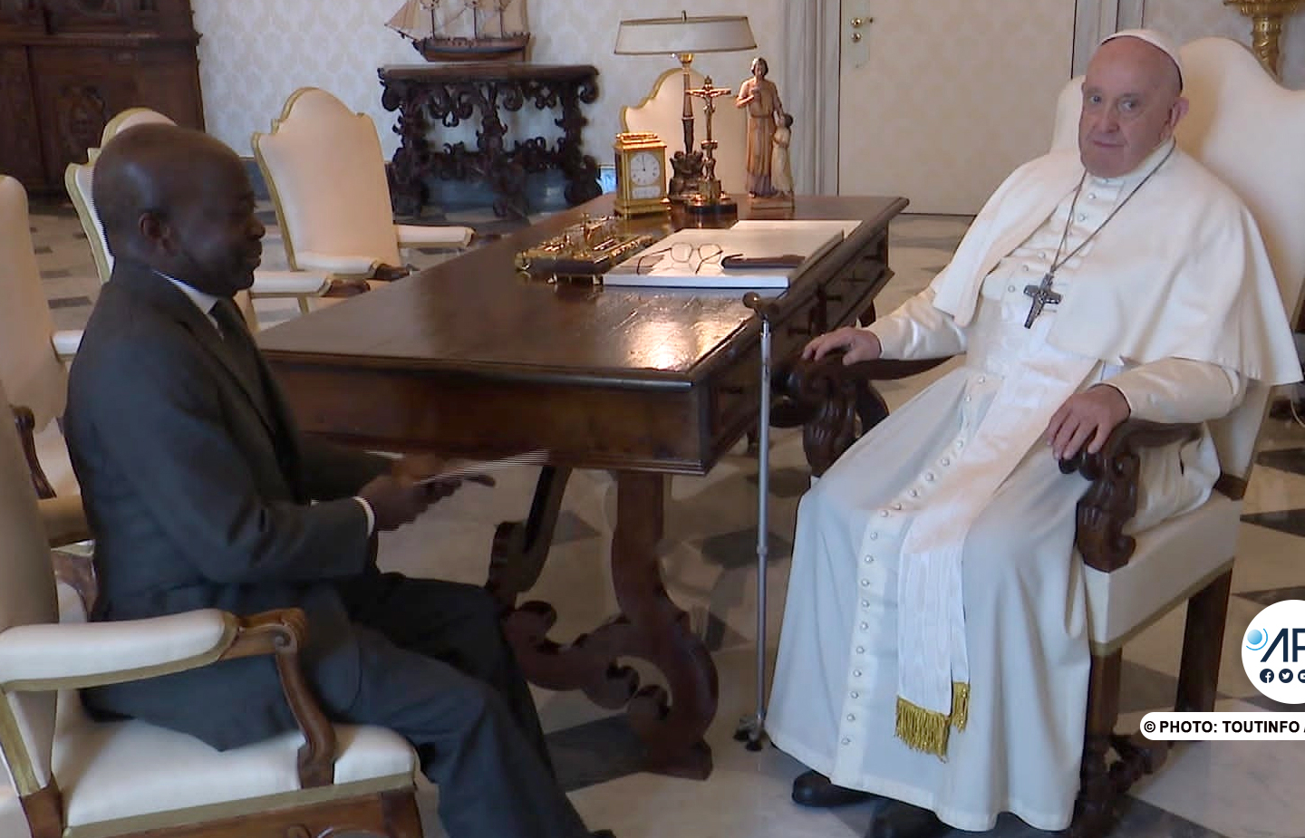 Vatican : Mamadou Diagna Ndiaye reçu par le Pape François au Vatican