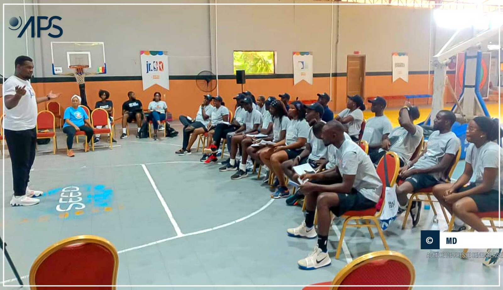 Vingt coachs de basket de Saint-Louis et Guédiawaye démarrent une formation à Thiès