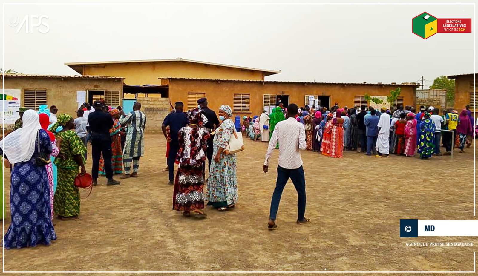 Législatives : démarrage du vote à Issa Kane, le plus grand centre de Grand Dakar 