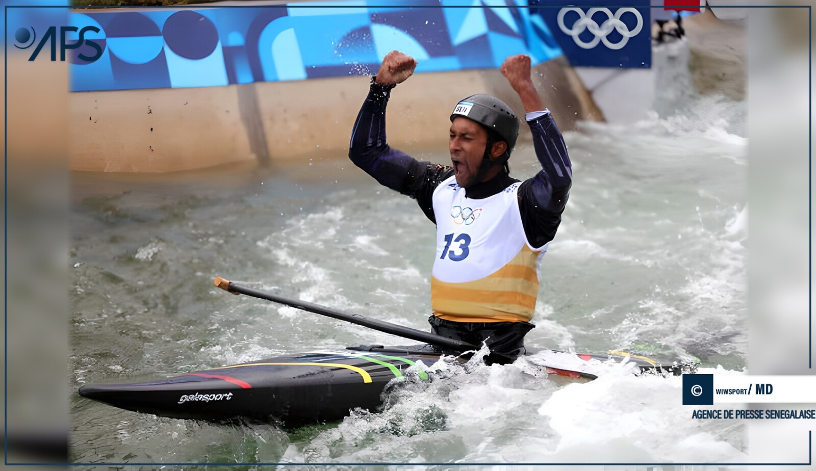 JO Paris 2024 :  Yves Bourhis qualifié en demi-finale du canoé slalom