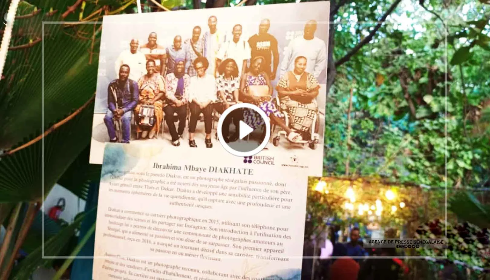 Dak'art : "ADN créative" du British Council, de jeunes artistes handicapés exposent leurs œuvres