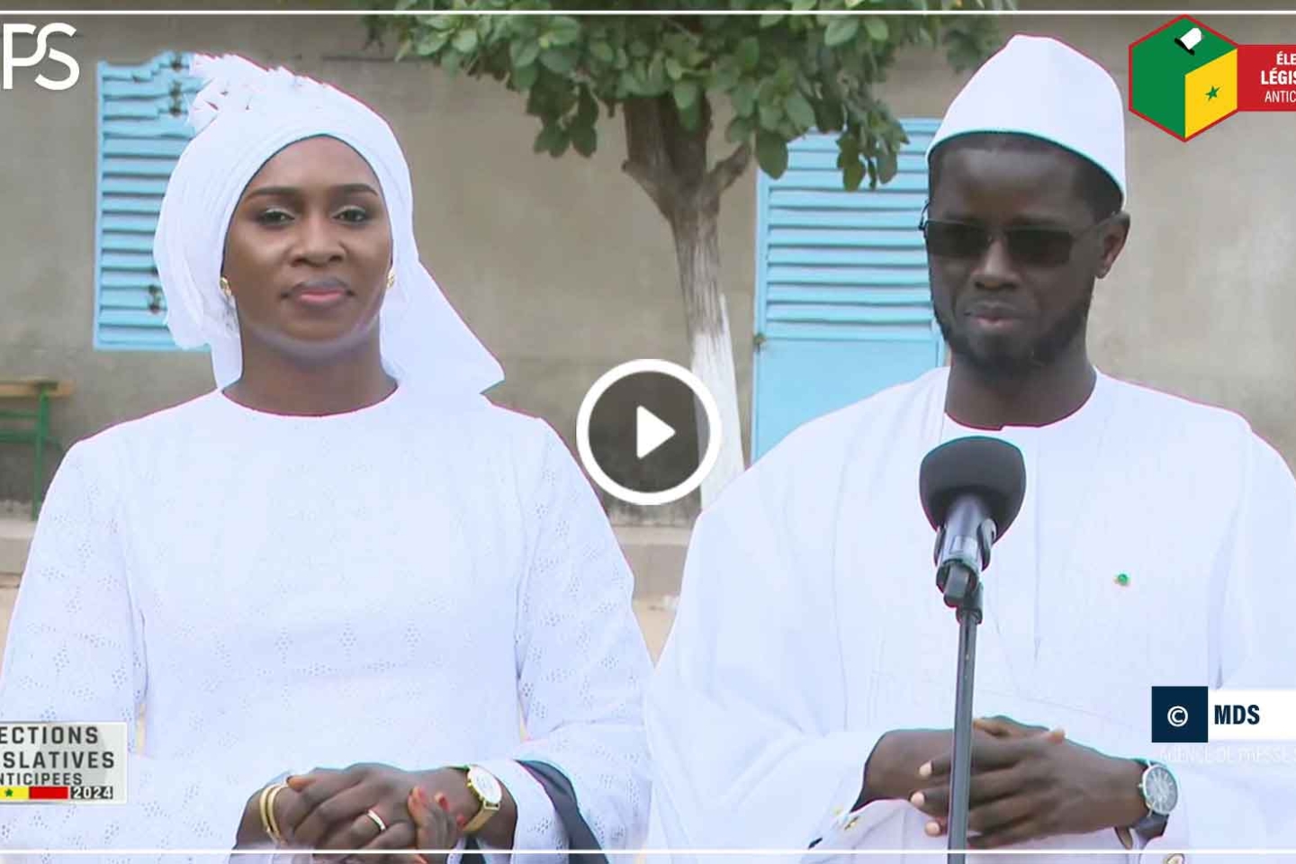 A Ndiaganiao, le président Bassirou Diomaye Faye réitère son appel à un scrutin apaisé