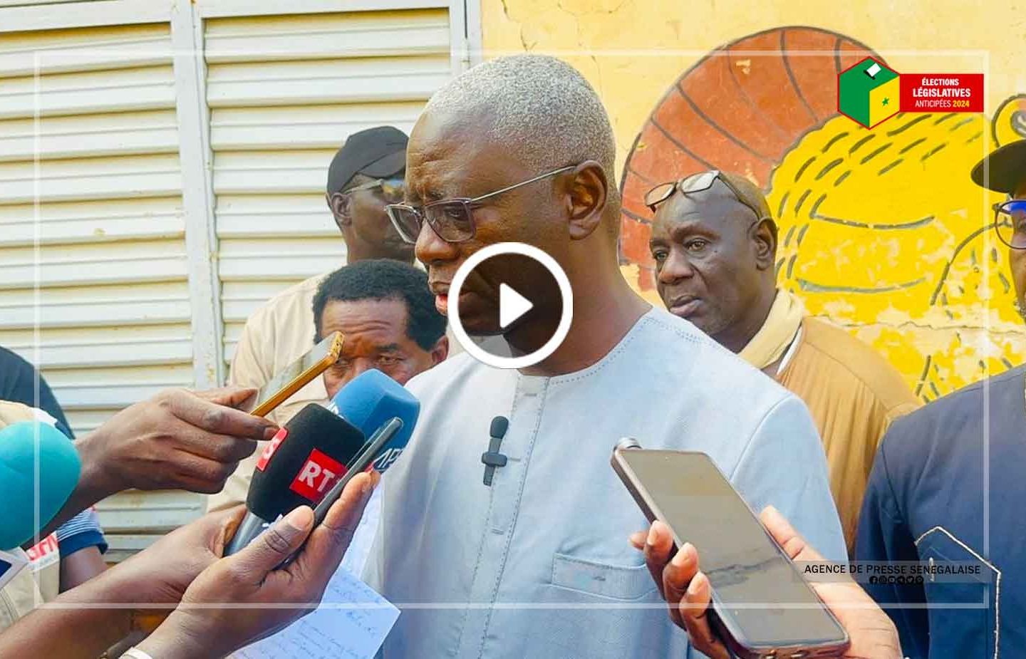 Dagana : Amadou Mame Diop a voté au bureau 4 du centre de vote école Richard-Toll I
