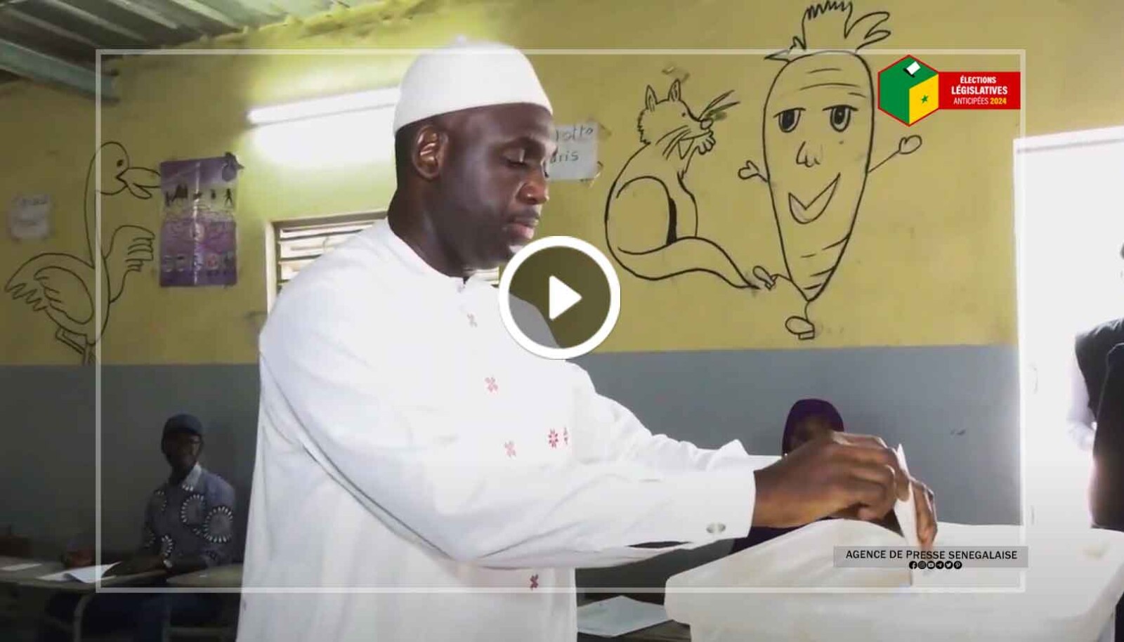 Adama Faye appelle les citoyens à aller voter Adama Faye appelle les citoyens à aller voter