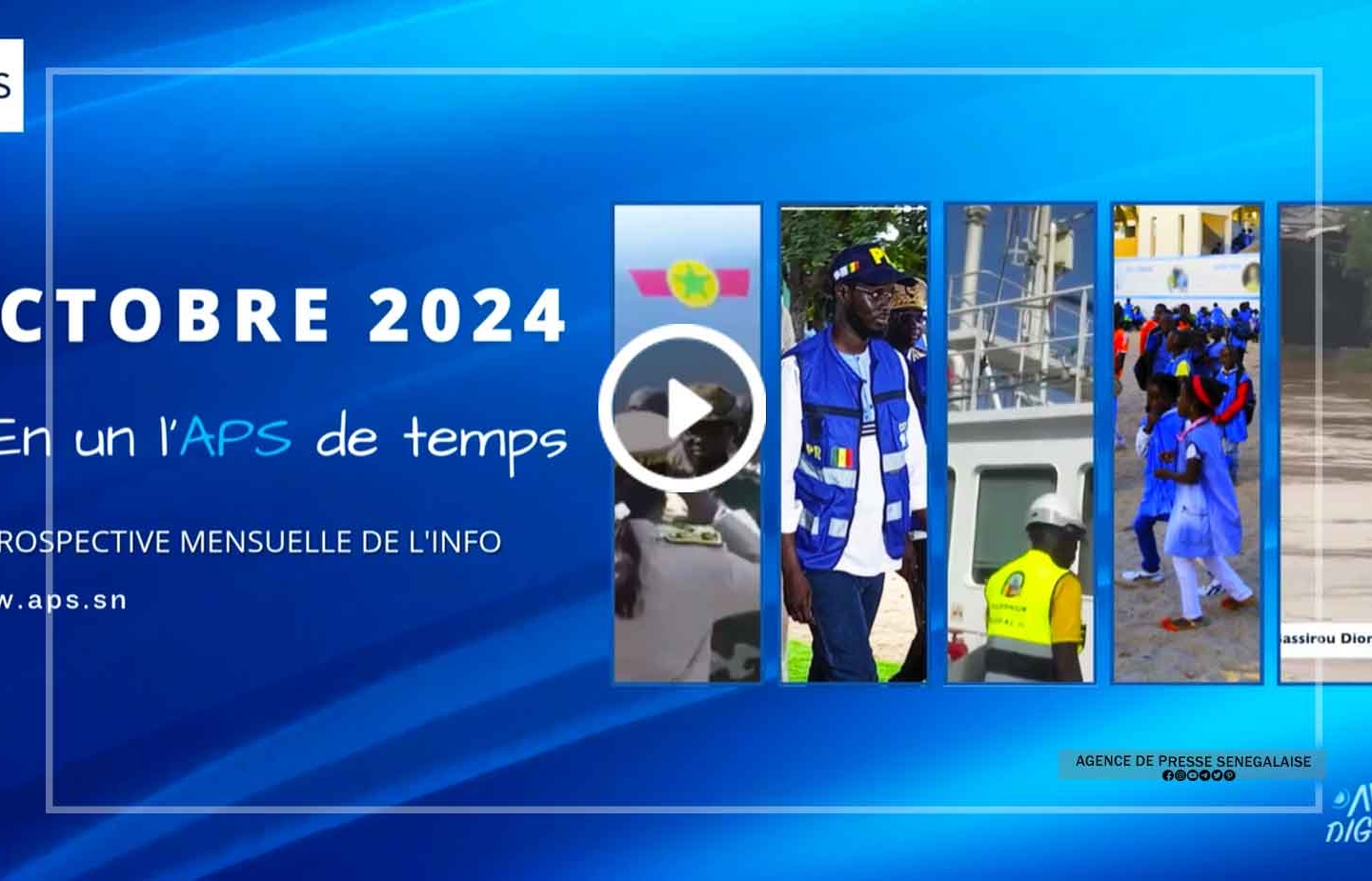 Octobre 2024, en un l’APS de temps : rétrospective de l’actu avec le Président Bassirou Diomaye Faye
