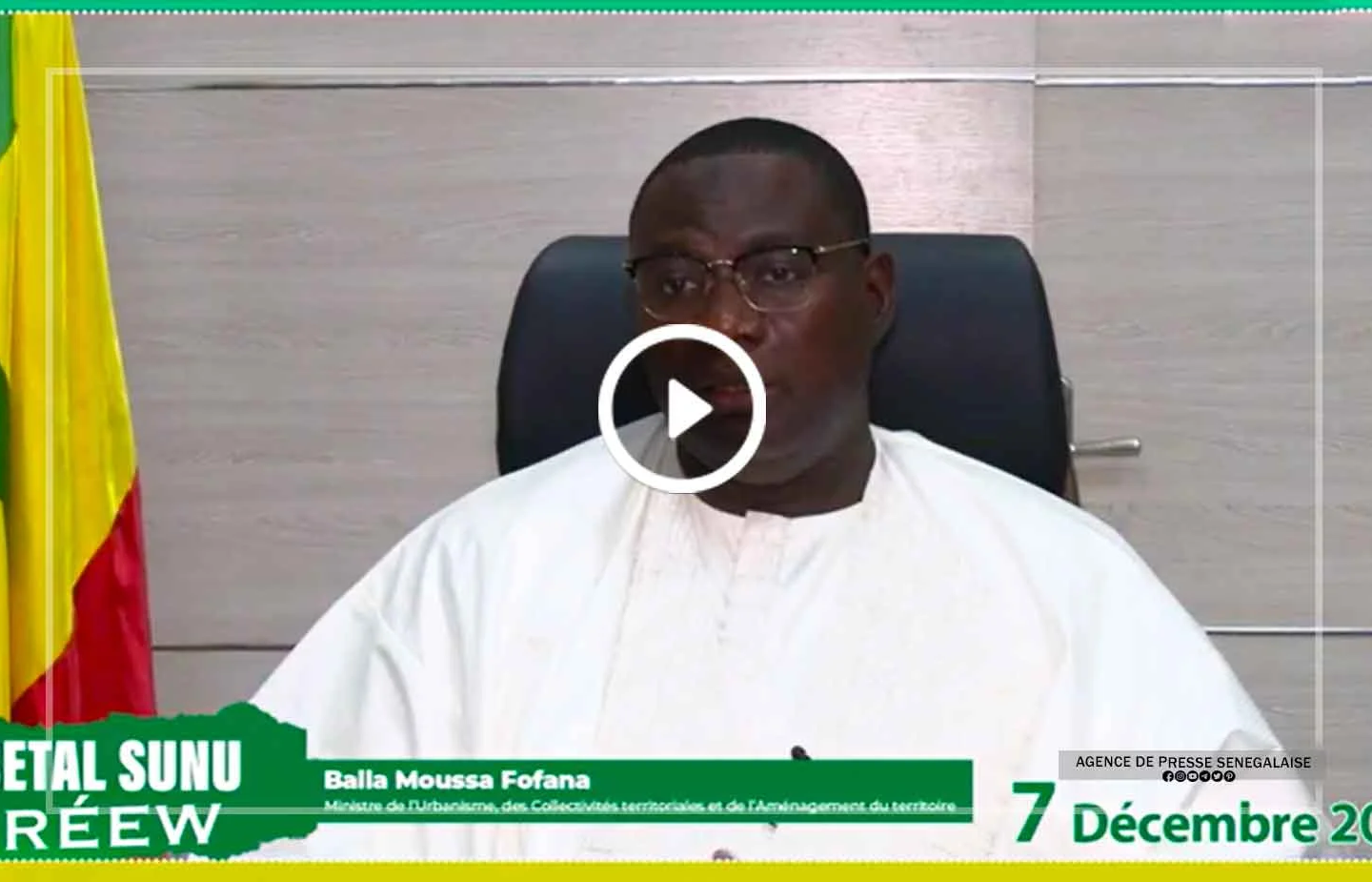 «Challenge sétal sunu gox » : Balla Moussa Fofana fait don de son salaire