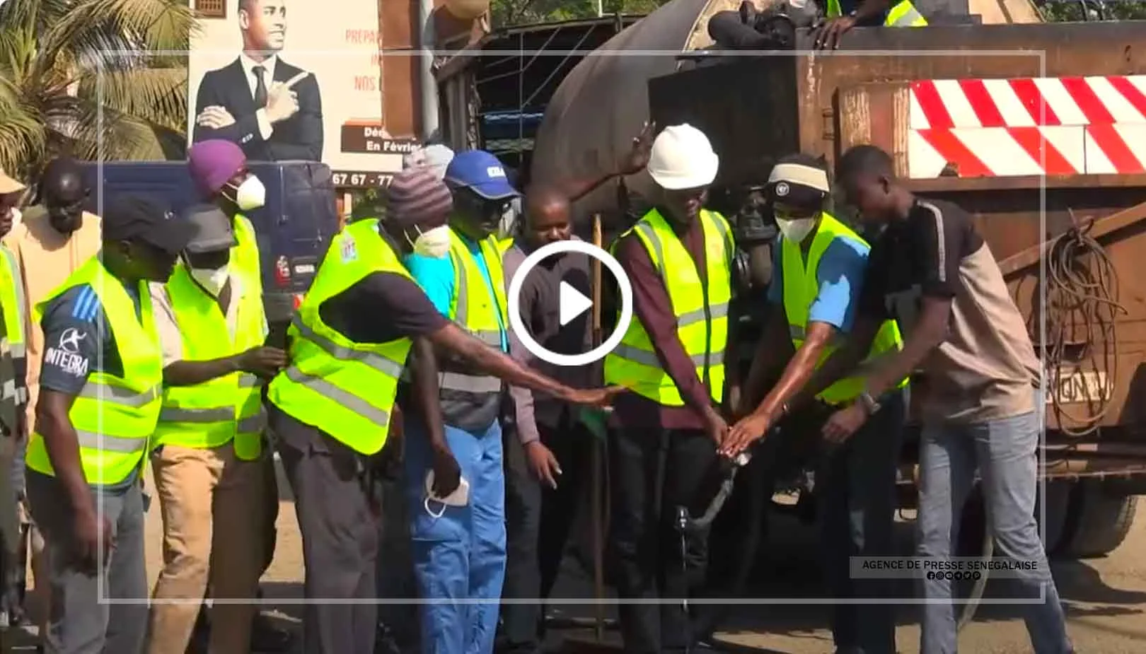 Thiès : lancement des travaux de réfection de la voirie urbaine