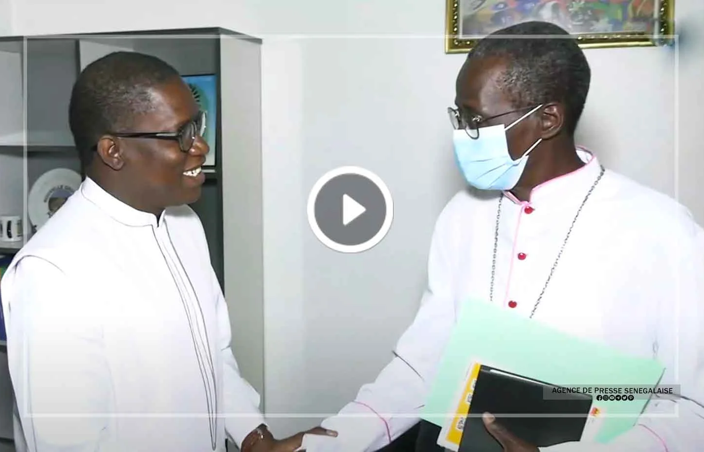 Le directeur de la promotion de la bonne gouvernance en visite à l’archevêché de Dakar