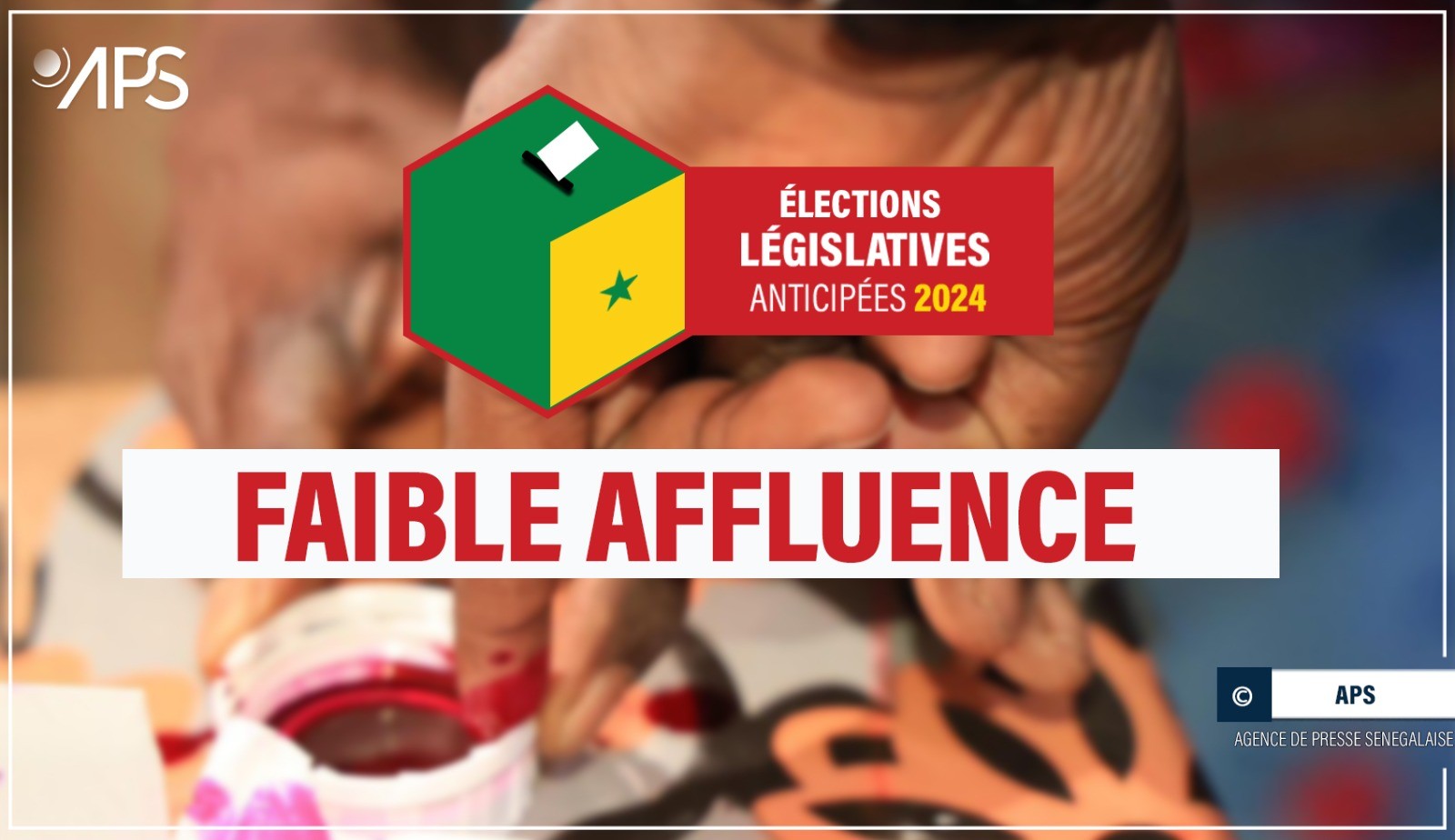 Yeumbeul : une faible affluence au centre de vote du lycée Ibrahima-Diop
