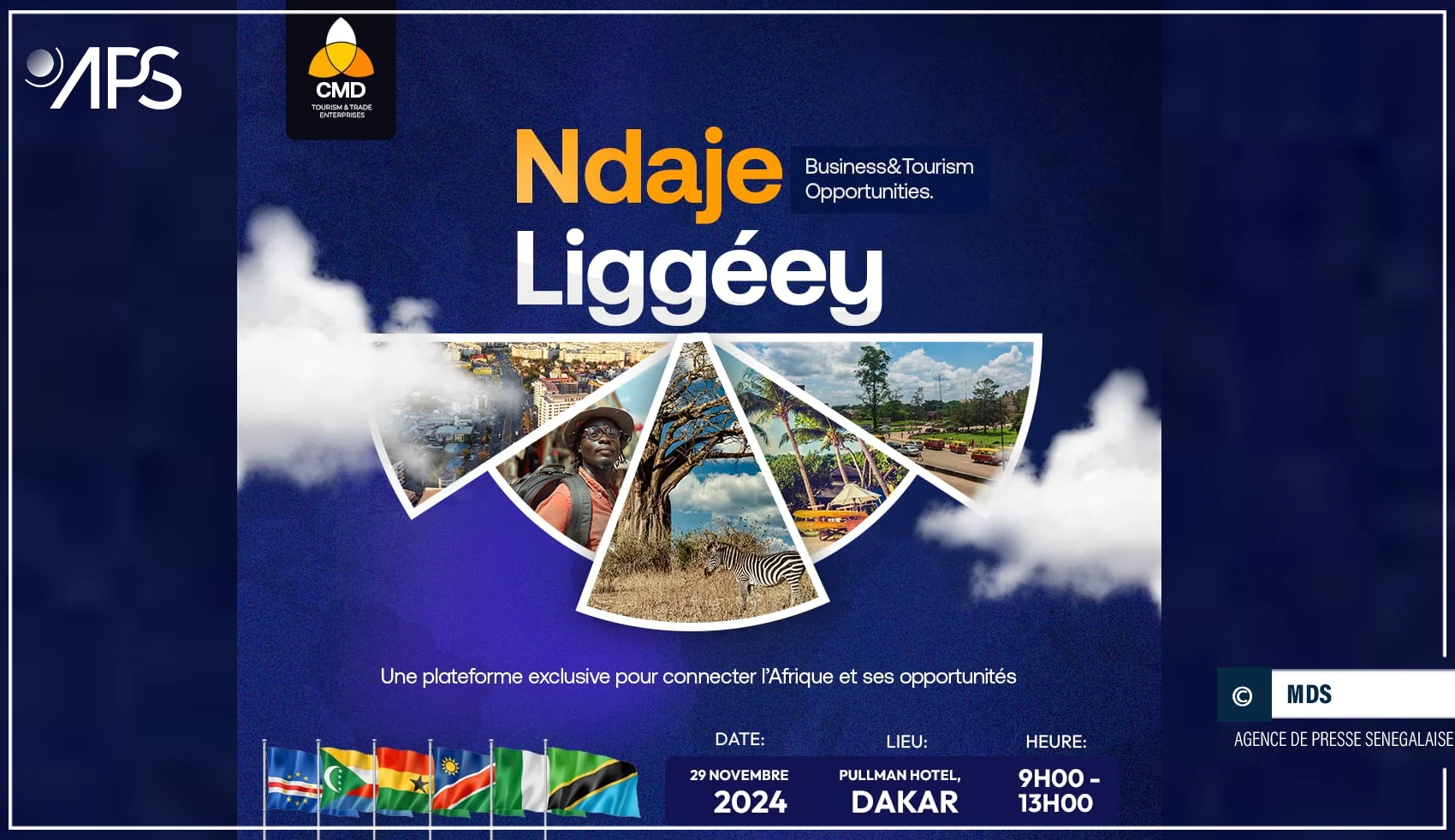 Six pays africains vont présenter leurs opportunités touristiques, vendredi, à Dakar