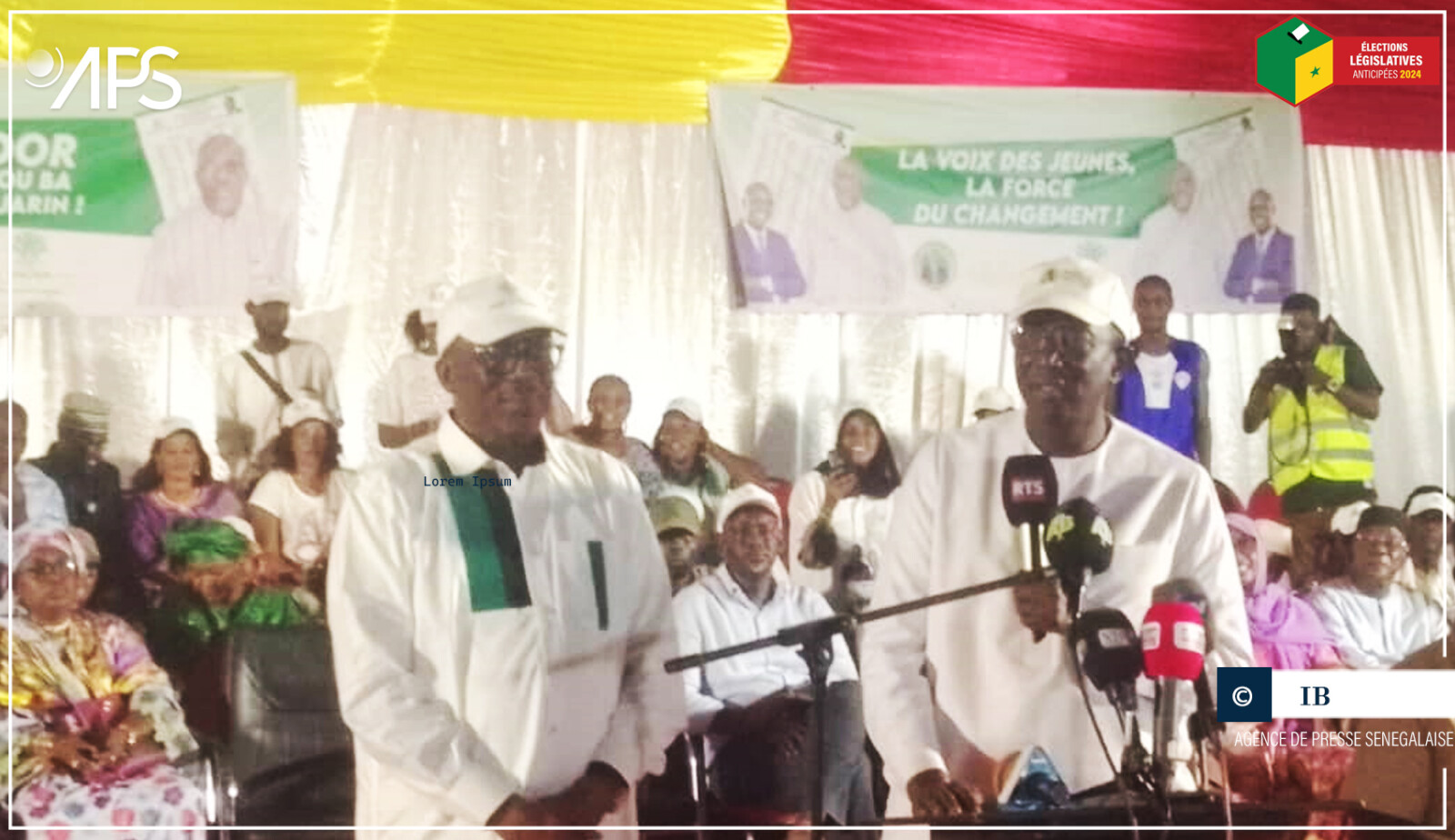 A Ndioum, Amadou Ba préoccupé par le débordement du fleuve Sénégal