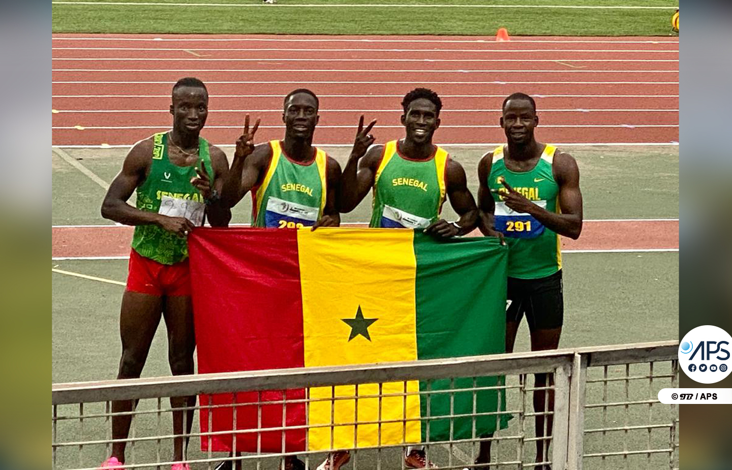 jeux de la francophonie : une médaille d’argent aux 4x100m hommes pour le Sénégal