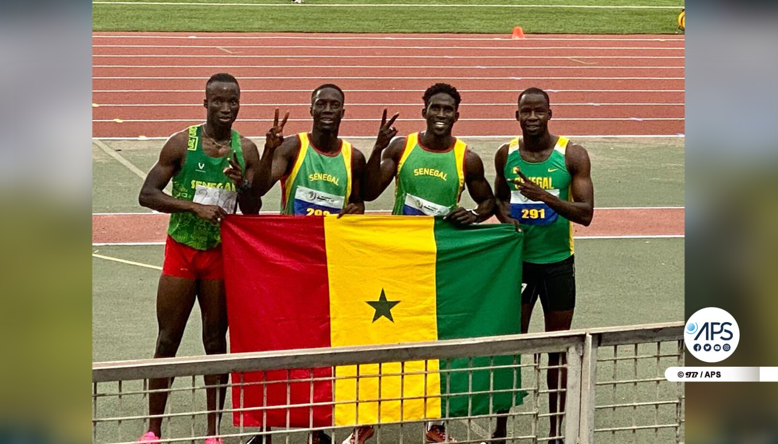 jeux de la francophonie : une médaille d’argent aux 4x100m hommes pour le Sénégal