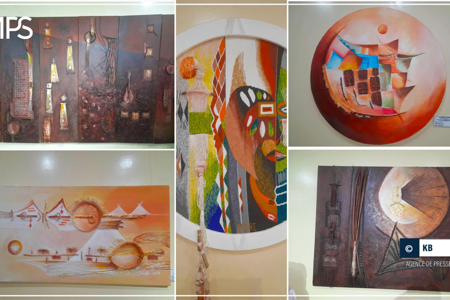 L’exposition ”la mélodie des colombes”, un appel vibrant à la paix du peintre Baye Mouké