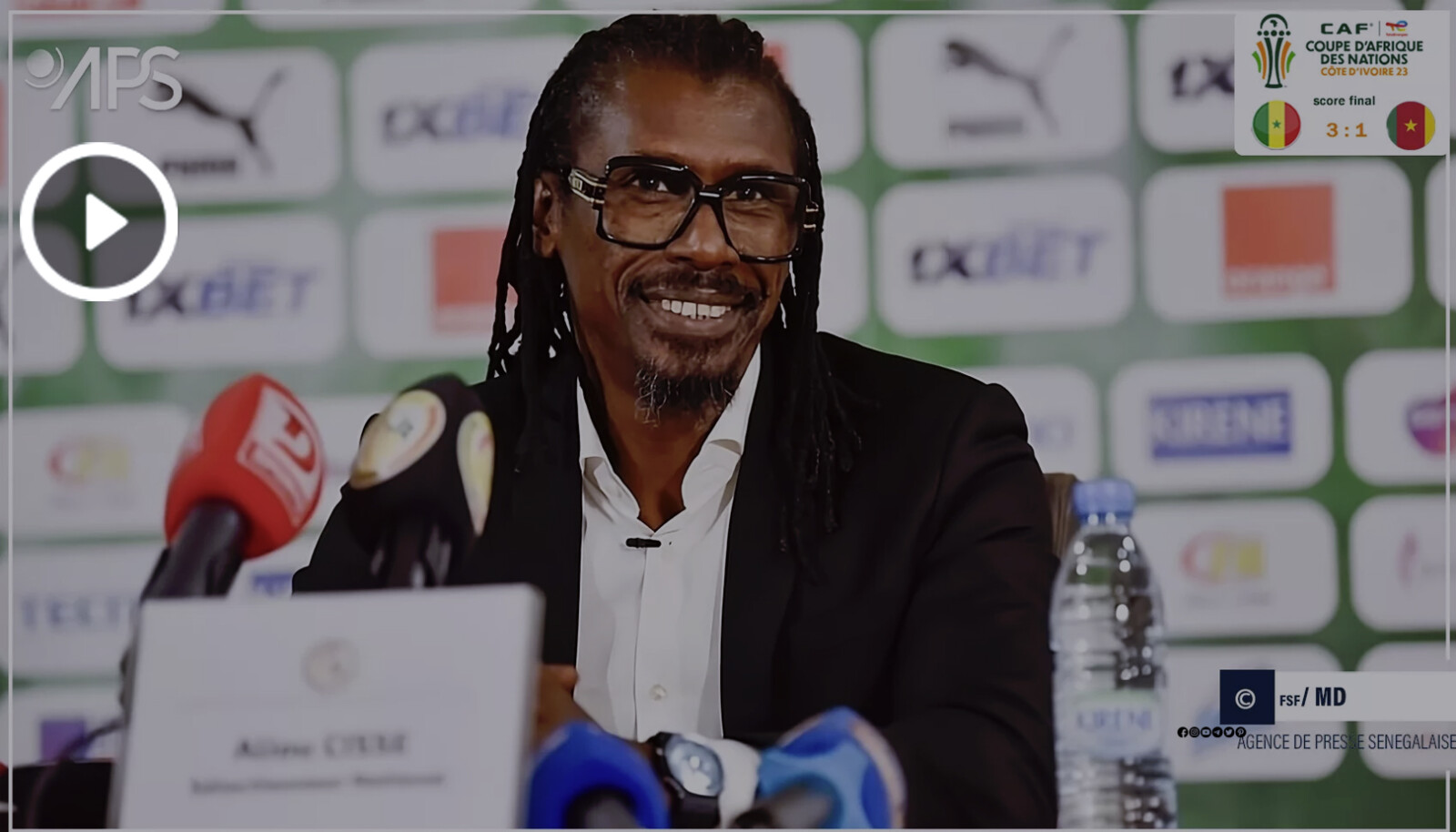 CAN 2023 : Aliou Cissé salue le ‘’gros match’’ des Lions CAN 2023 : Aliou Cissé salue le ‘’gros match’’ des Lions