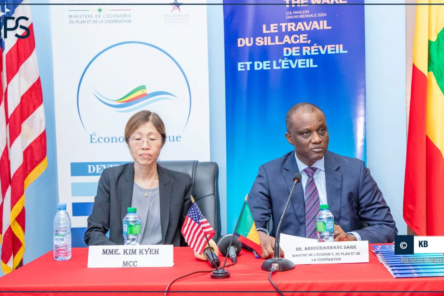 Des échanges entre Abdourahmane Sarr et l’Américaine Kyeh Kim, à Dakar, sur les futures infrastructures de l’économie bleue