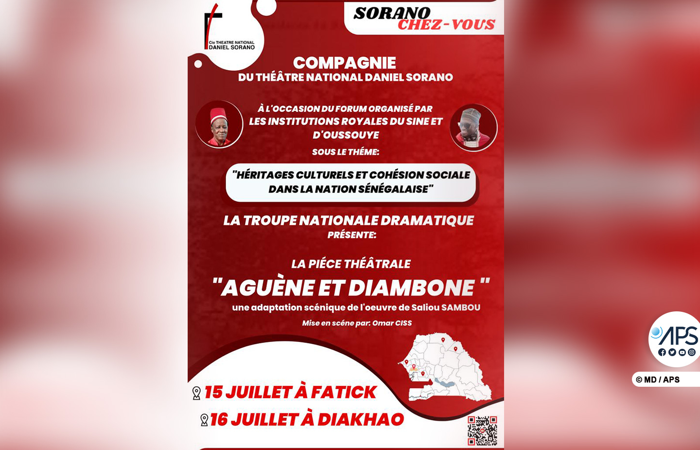 Les institutions royales du Sine et d’Oussouye tiennent un forum sur la paix, samedi à Fatick