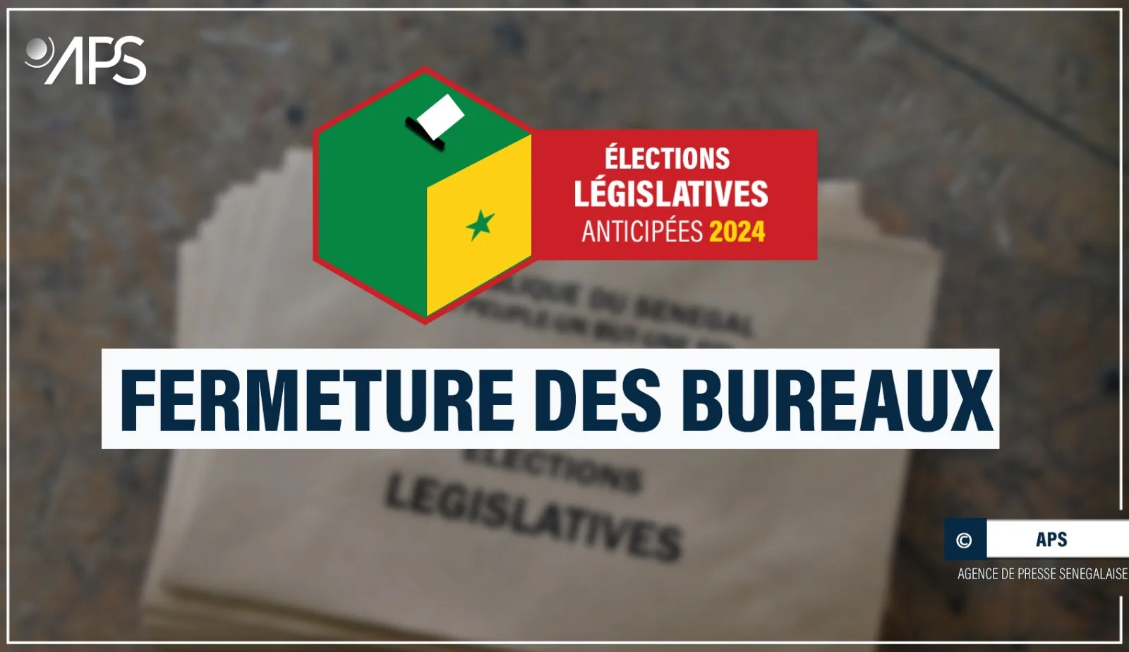 Kaolack : fermeture de tous les bureaux de vote