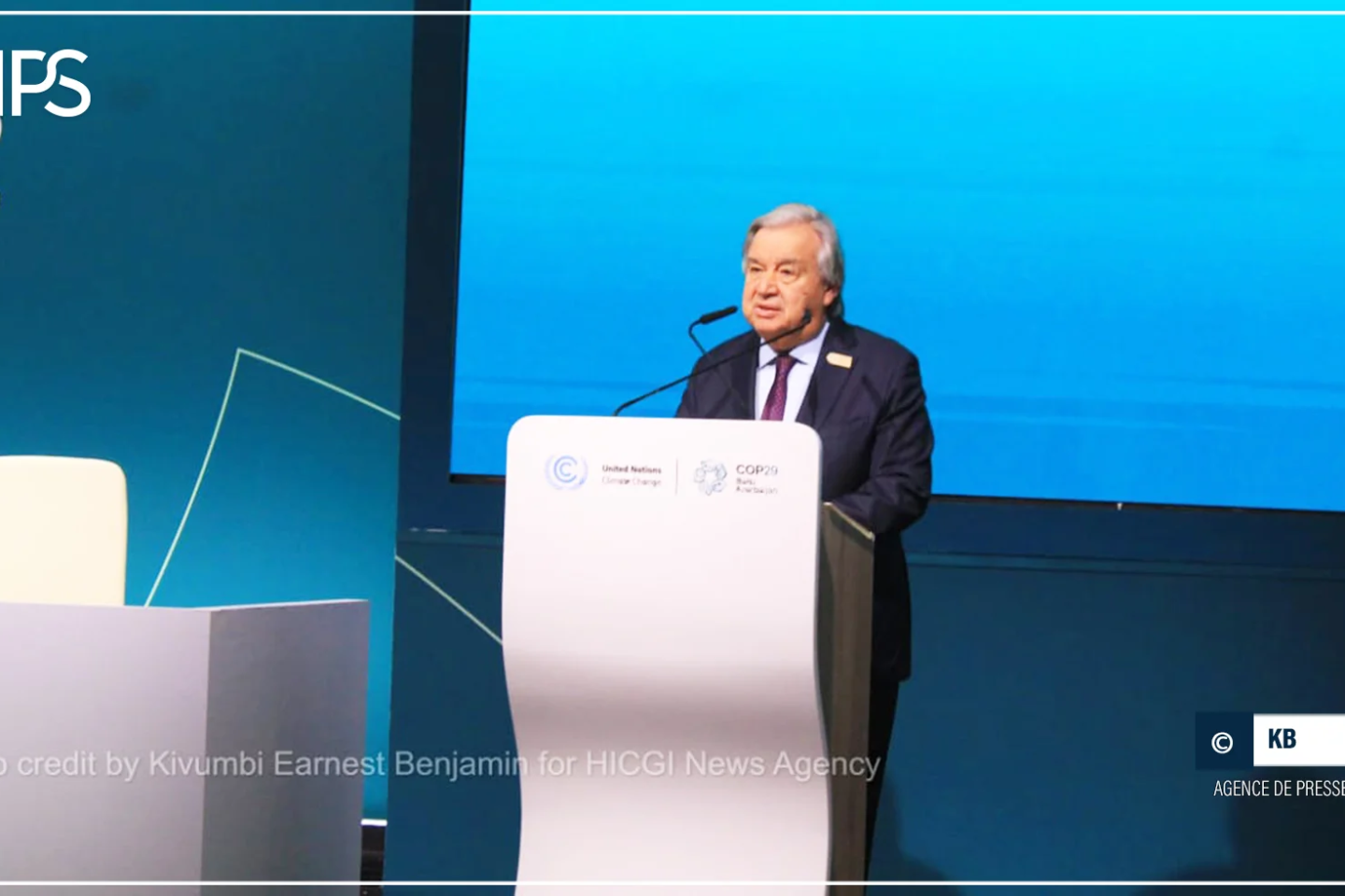 Les banques multilatérales annoncent une augmentation significative des financements climatiques (António Guterres)