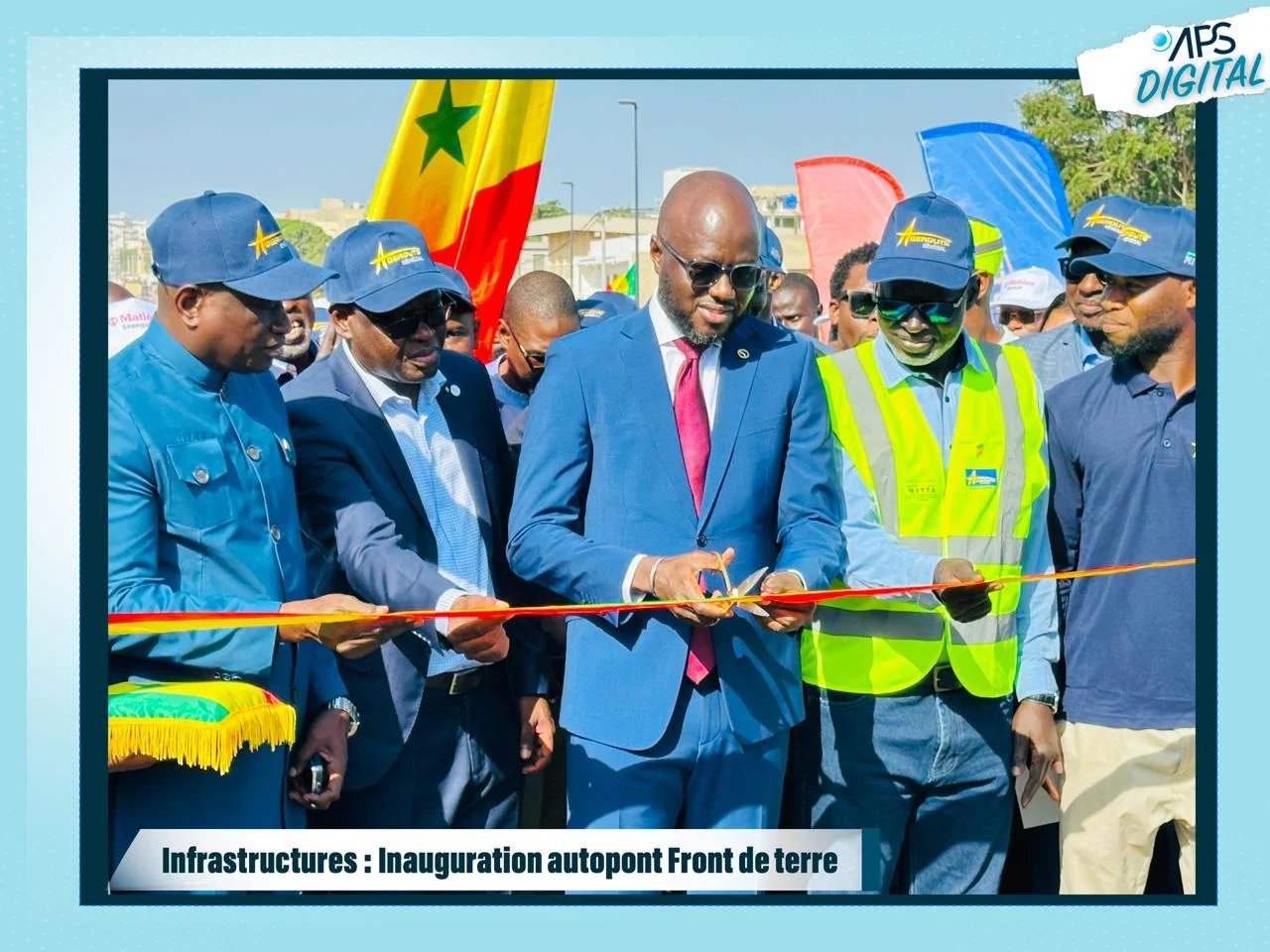 Infrastructures : Inauguration de l’Autopont Front de terre