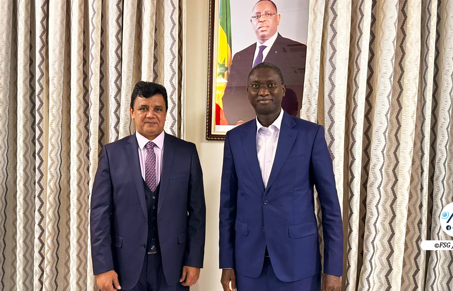 OCI : le directeur général par intérim de l’UNA reçu par Ismaïla Madior Fall