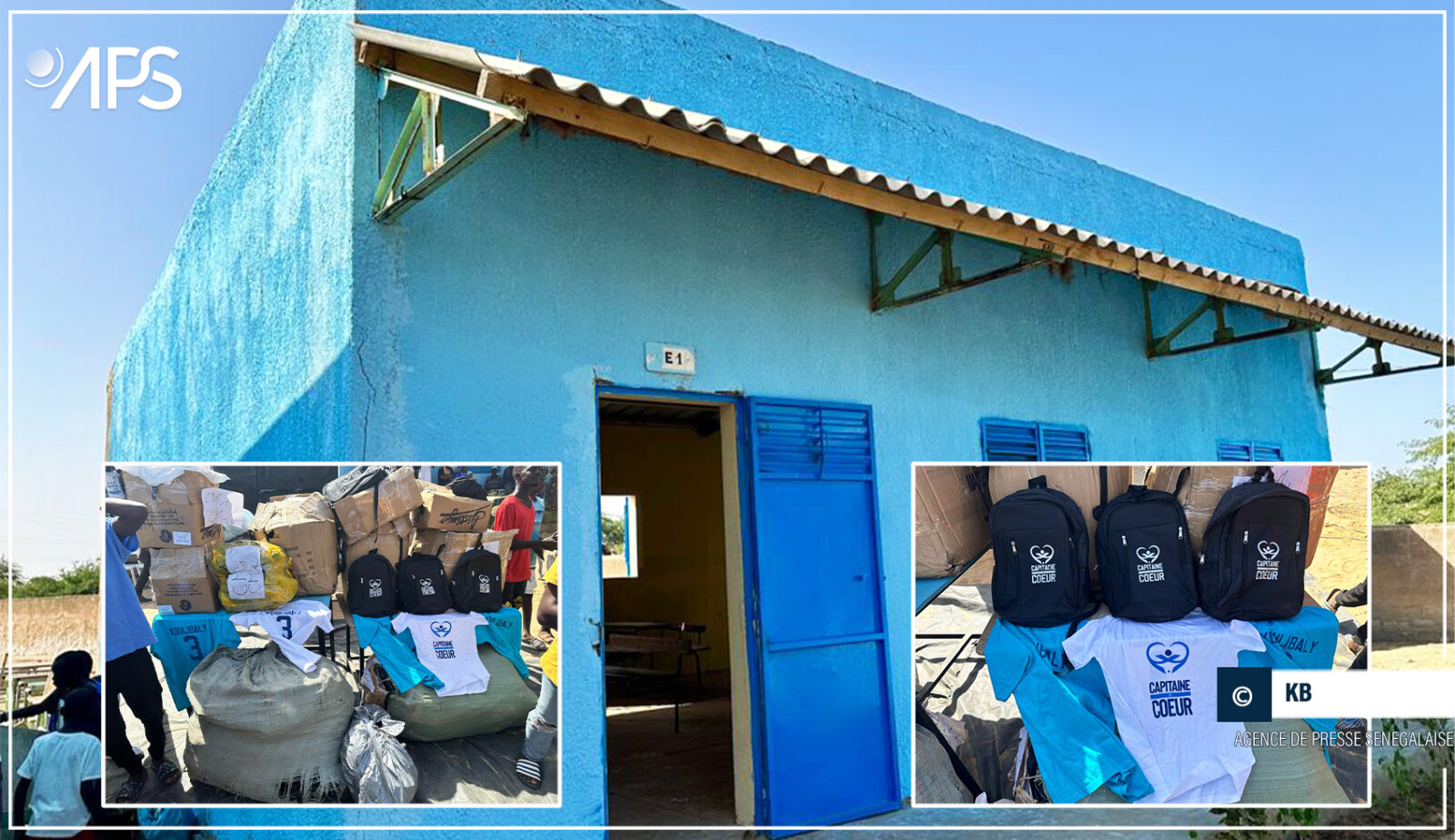Saint-Louis : Kalidou Koulibaly rénove l’école élémentaire de Pont Gendarme et offre des kits scolaires aux élèves