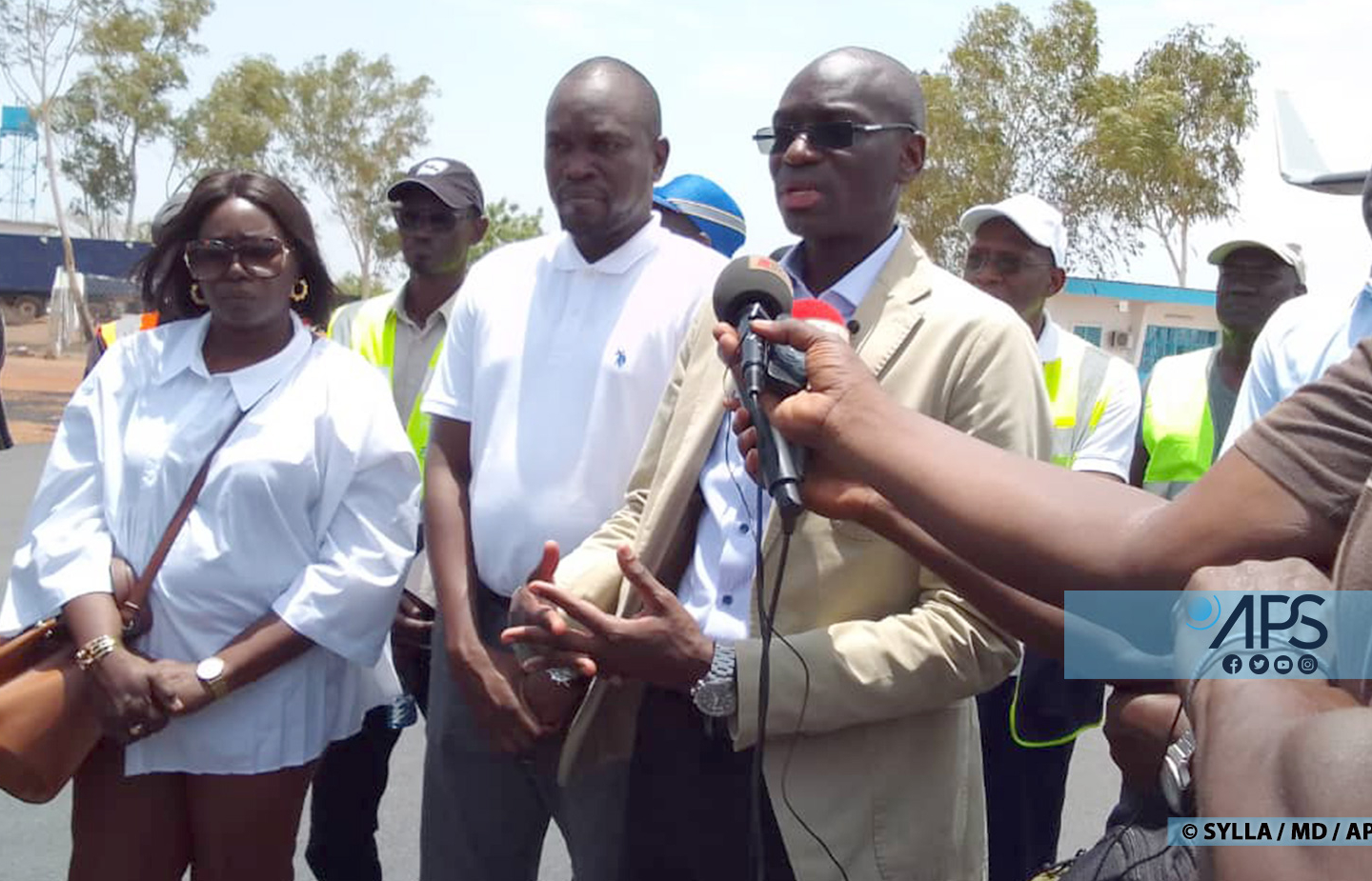 Aéroport de Kédougou : Abdoulaye Dièye satisfait de l’état d’avancement des travaux