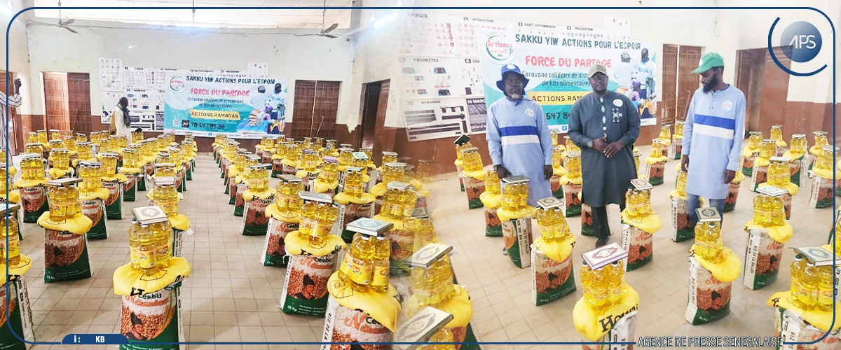Bakel : des kits alimentaires distribués à des familles démunies 