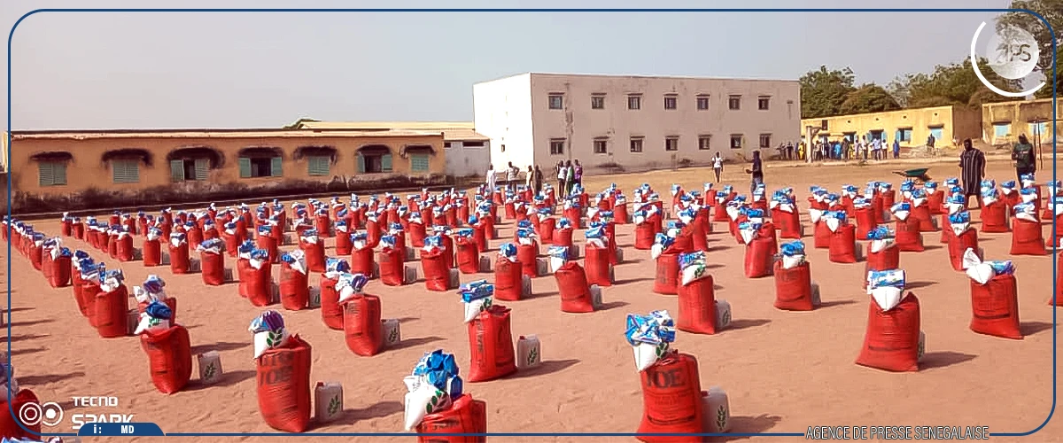 Sédhiou : 700 kits alimentaires offerts à des familles démunies