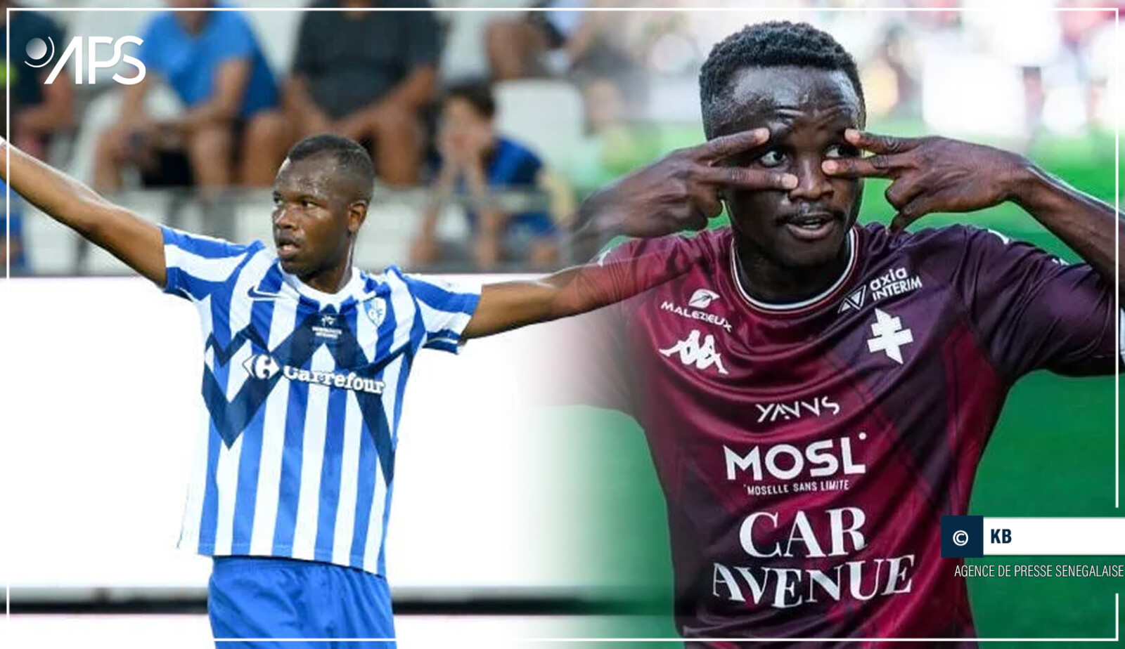 En Ligue 2 française, Cheikh Sabaly et Pape Meïssa Ba présélectionnés pour le trophée de meilleur joueur de septembre