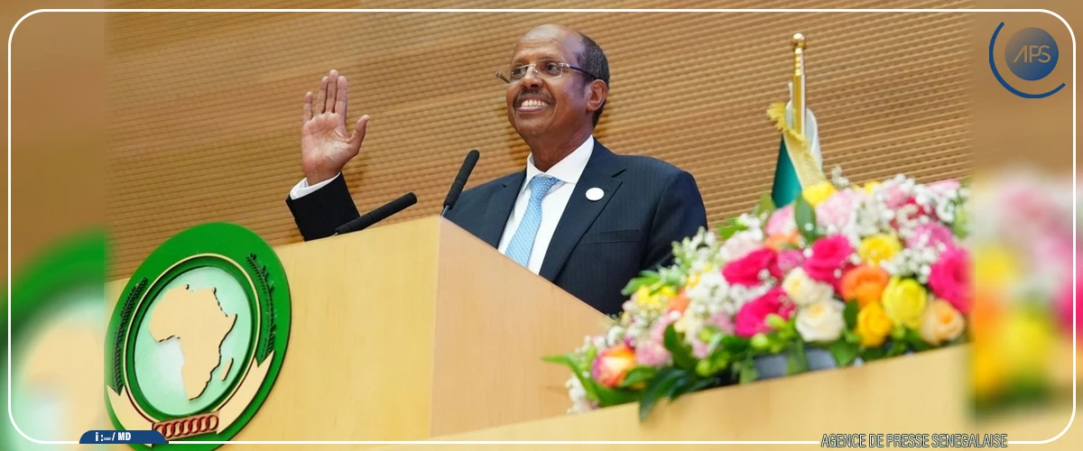 Mahmoud Ali Youssouf, nouveau président de la Commission de l’Union africaine, prend fonction