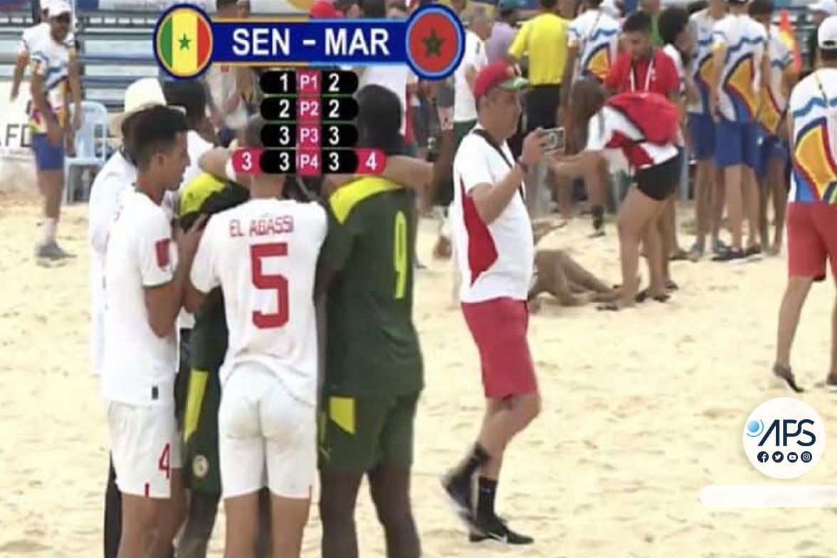 Jeux africains de la plage : les Lions s’inclinent devant le Maroc en finale