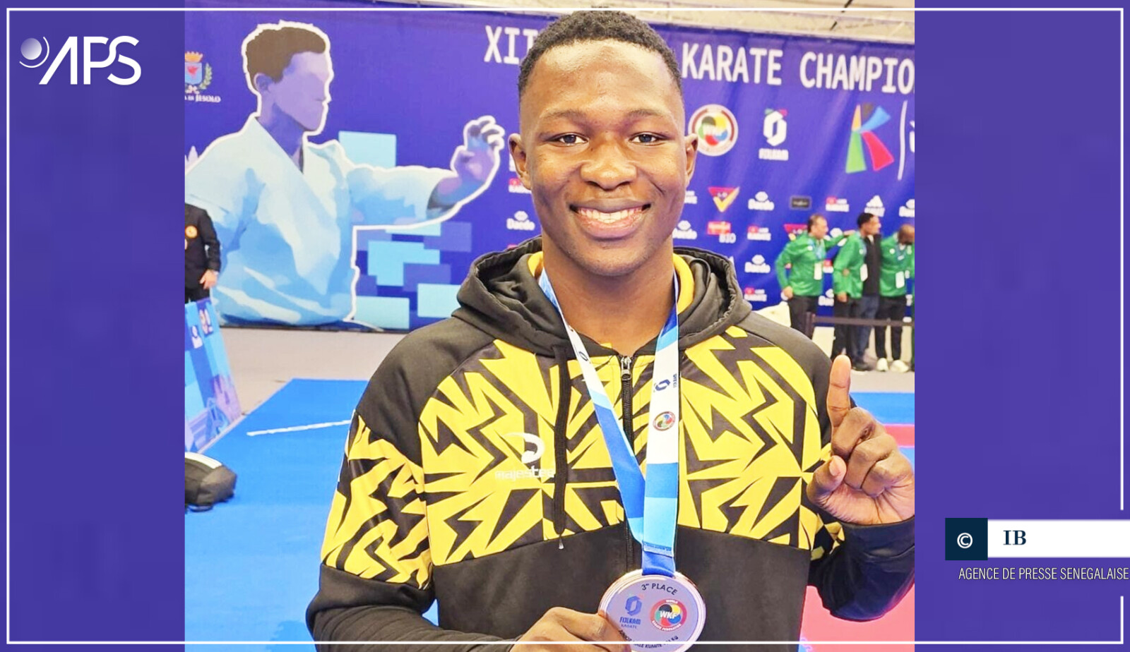 Championnats du monde de karaté : Serigne Mbacké Seck décroche le bronze chez les plus de 76 kg