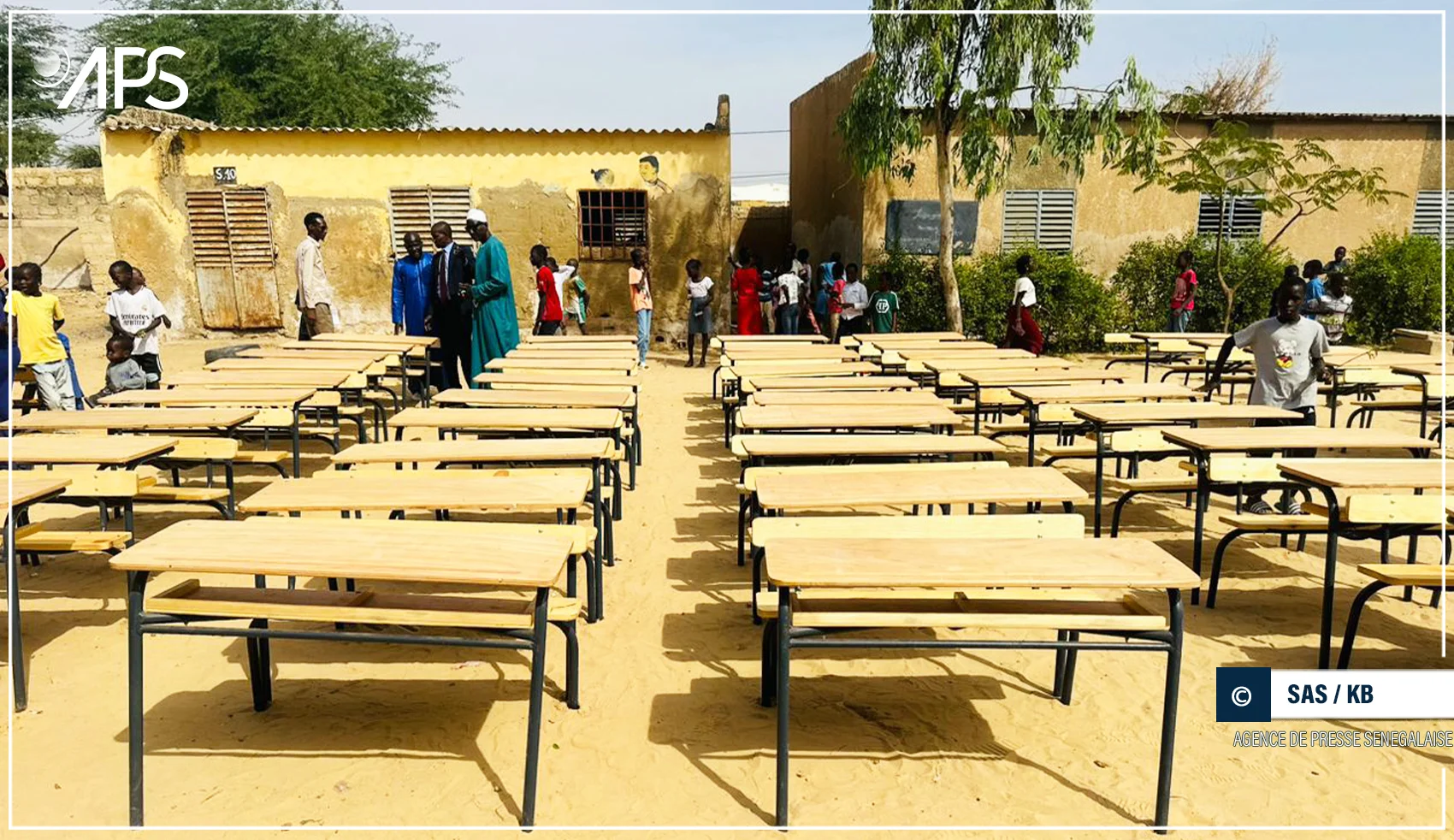Richard-Toll : cinquante table-bancs offertes à l'école élémentaire de Ndiangué