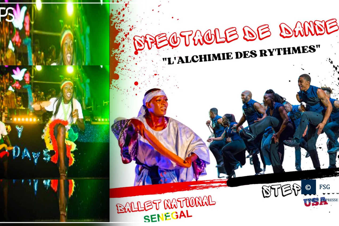 Le groupe américain Step Africa! et le ballet La Linguère offrent un spectacle de danse