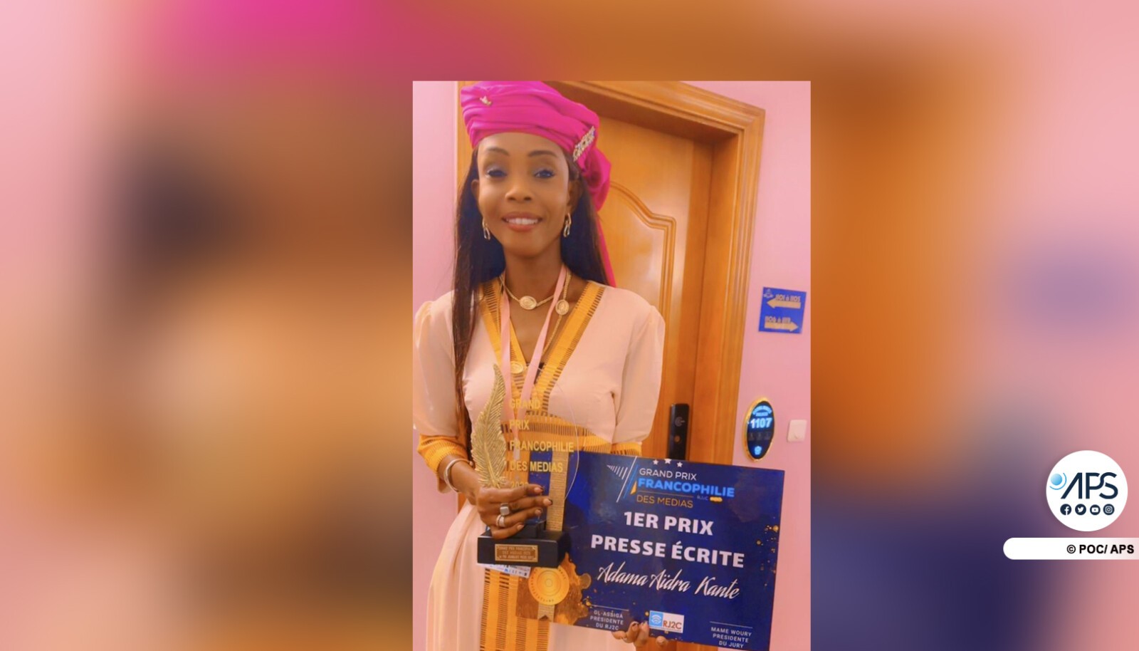 Grand Prix Francophilie des Médias : la journaliste sénégalaise Adama Aïdara Kanté distinguée à Yaoundé