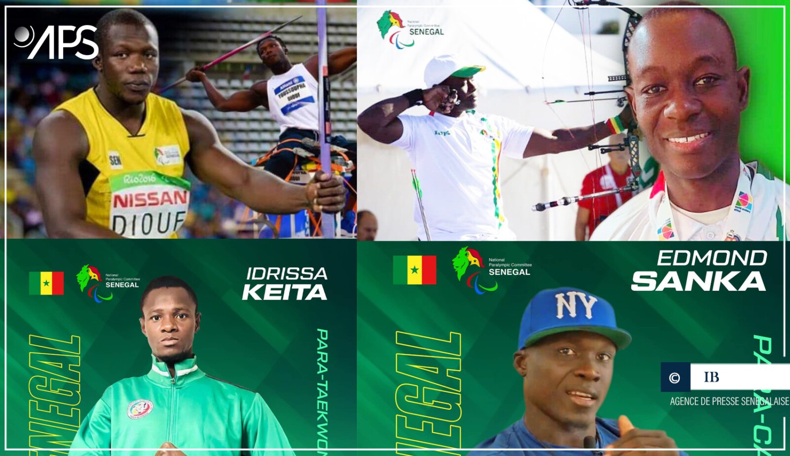 Jeux paralympique Paris 2024 : quatre athlètes vont représenter le Sénégal