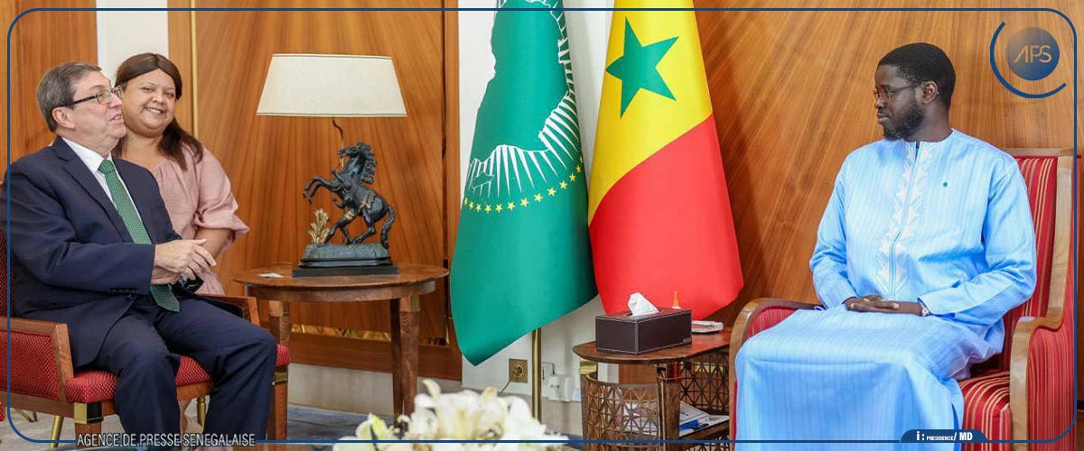 Le ministre cubain des Affaires étrangères reçu par le président Bassirou Diomaye Faye