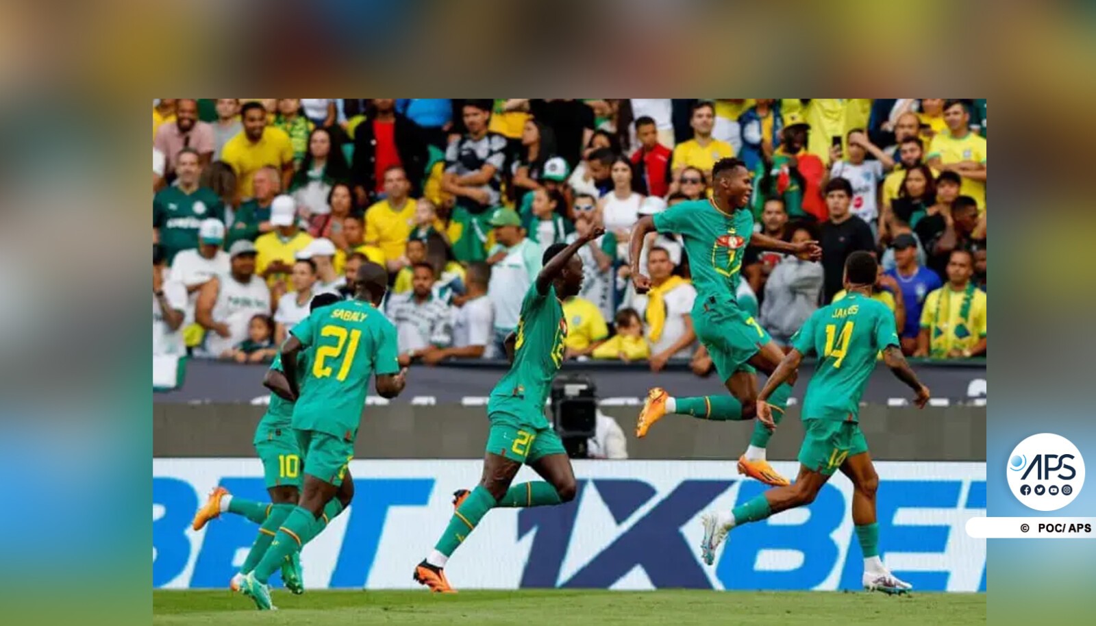 Le Sénégal, première nation africaine à mettre 4 buts au Brésil