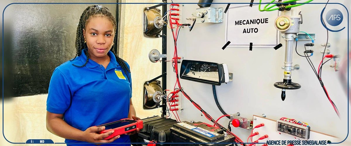 Sokhna Bâ, une jeune fille déterminée à se faire une place dans la mécanique