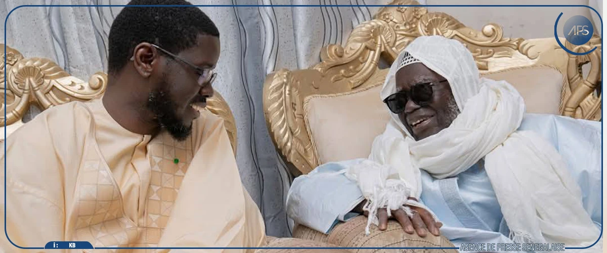 Bassirou Diomaye Faye rend visite à Serigne Mountakha Mbacké