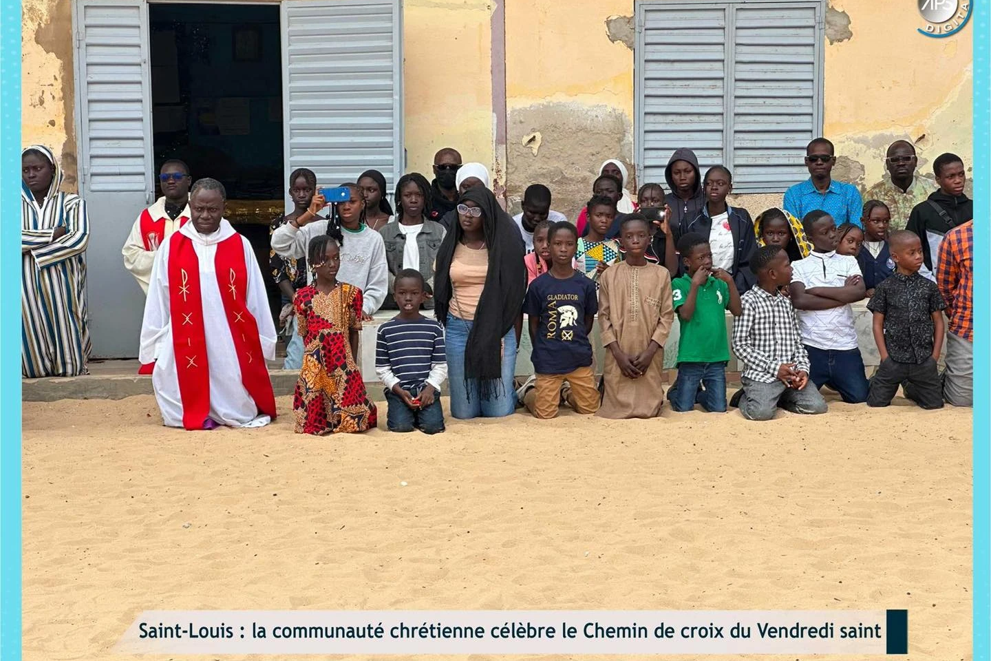 Saint-Louis : la communauté chrétienne célèbre le chemin de croix du vendredi saint