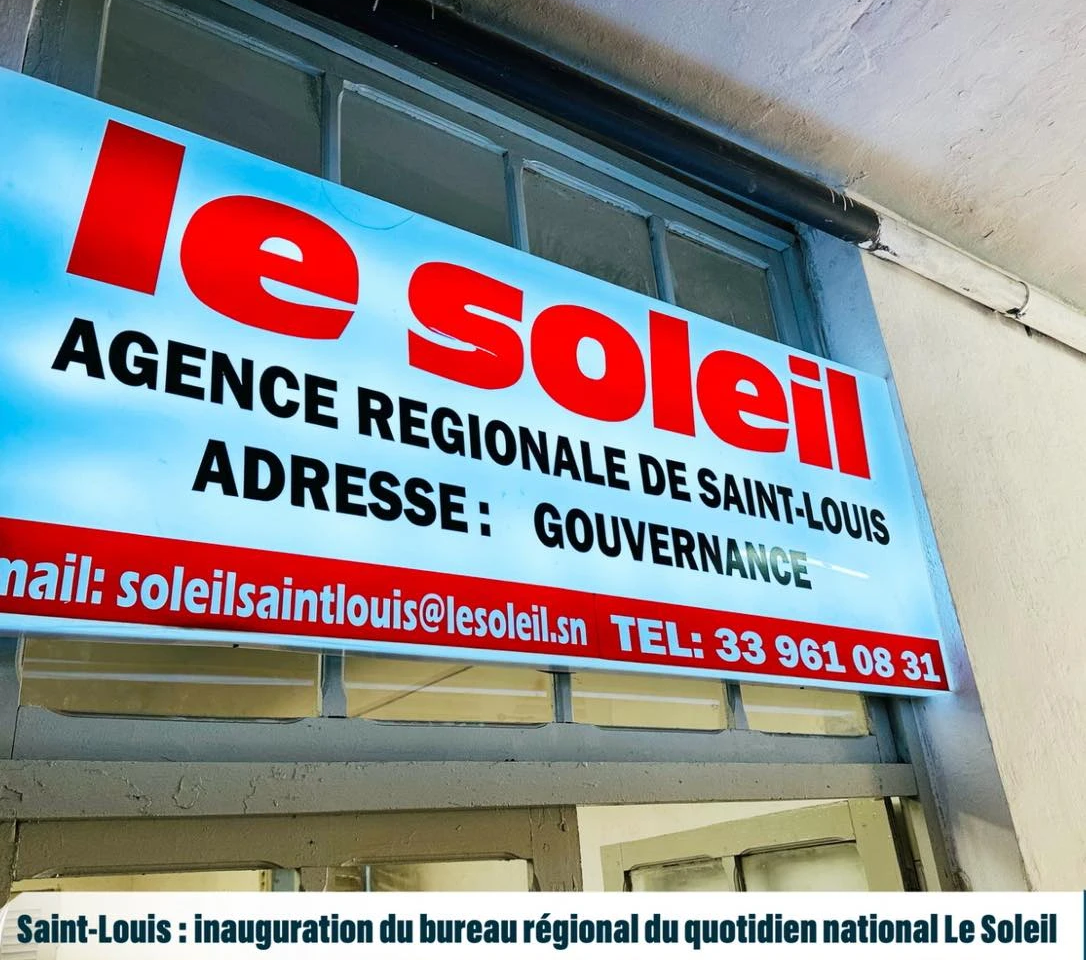Saint-Louis : inauguration du bureau régional du quotidien national Le Soleil