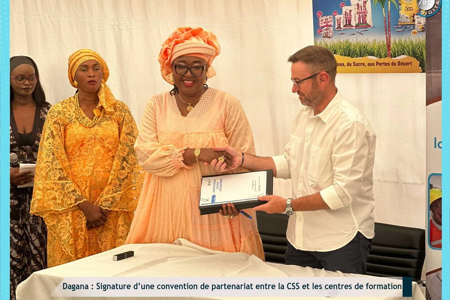 Dagana : Signature d’une convention de partenariat entre la CSS et les centres de formation 
